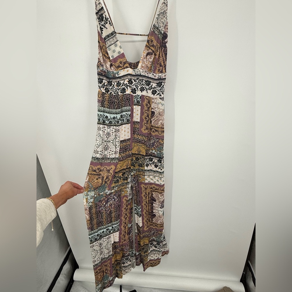 Free People Margarita Patchwork Jumpsuit - Picture 5 of 10